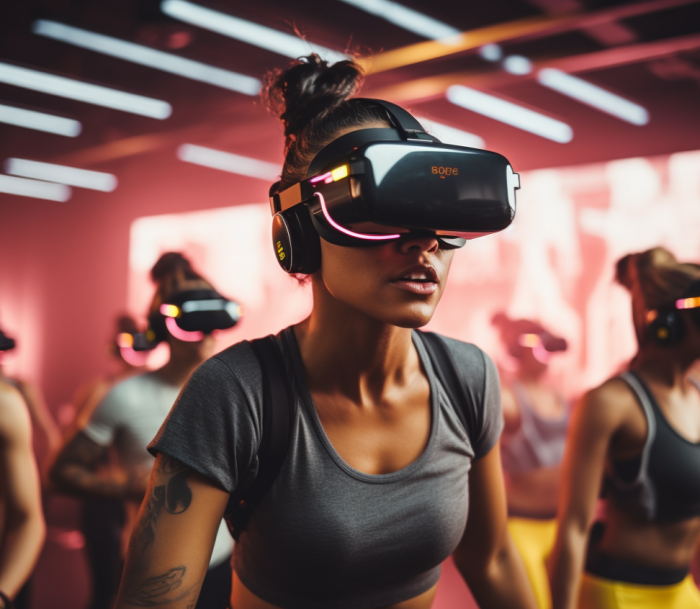 VR dance class