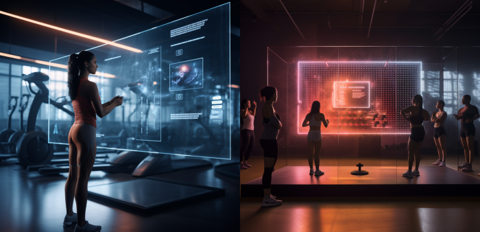 AI PT in the mirror