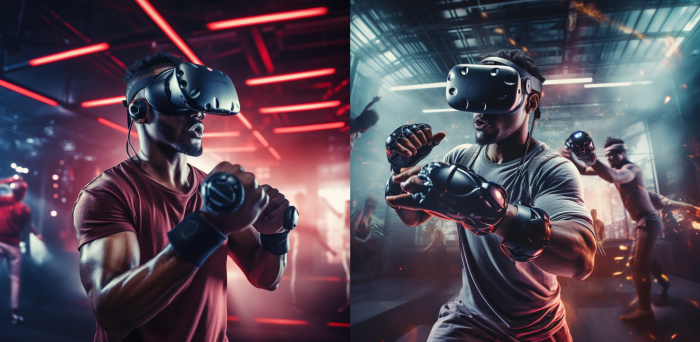 VR boxing