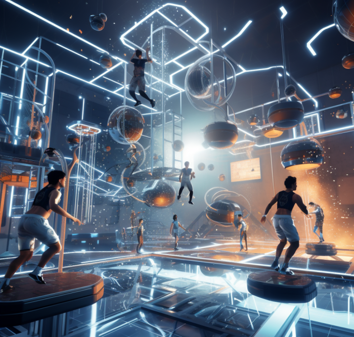 Zero gravity obstacle course