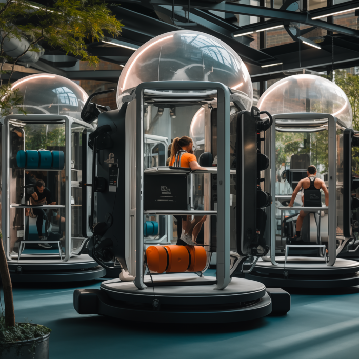 Self contained fitness pod
