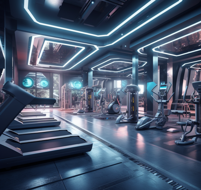 Futuristic gym