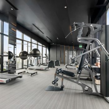 Where is the best place to open a gym? The inside of a gym.