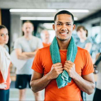 Gym Staff leading a workout