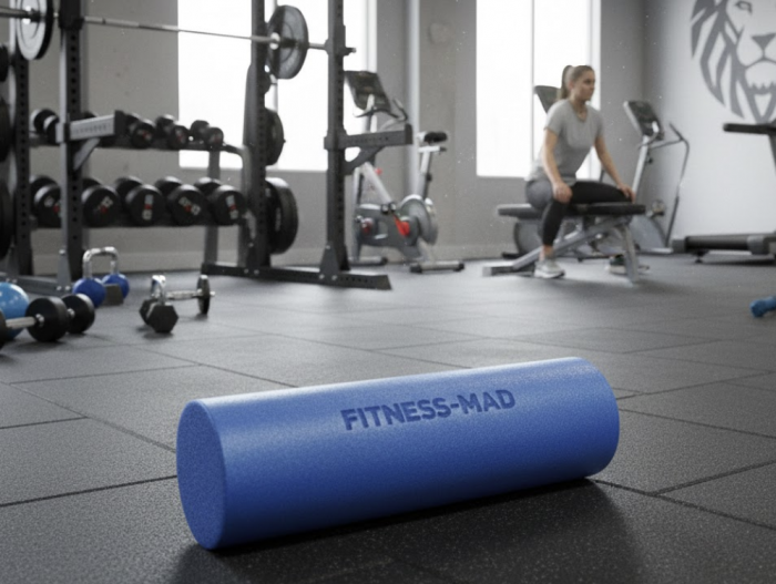 Fitness Mad foam roller in a gym