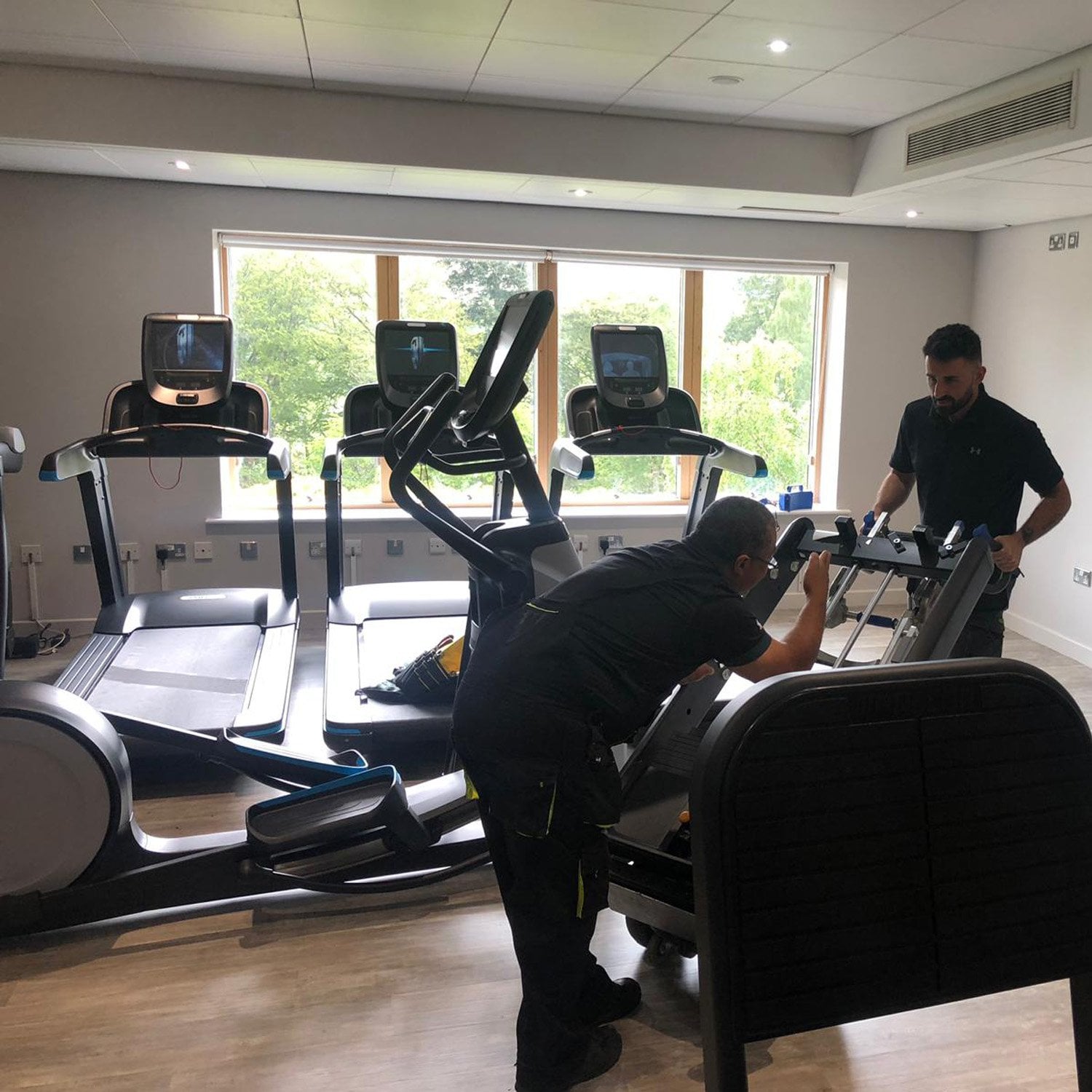 Stobo Castle Gym Installation