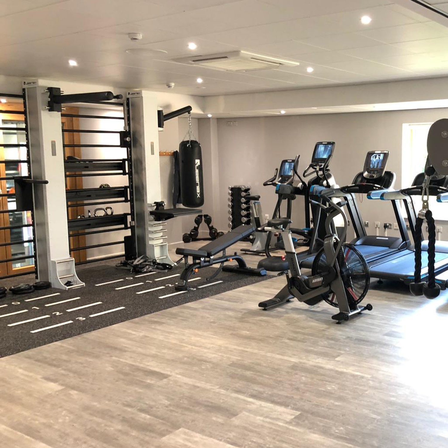Stobo Castle Gym Installation