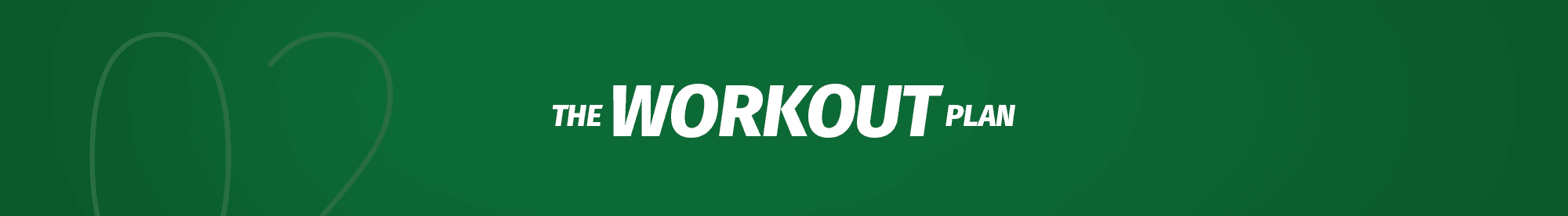 The Workout Plan 