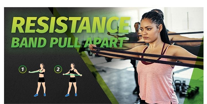 Resistance band pull apart