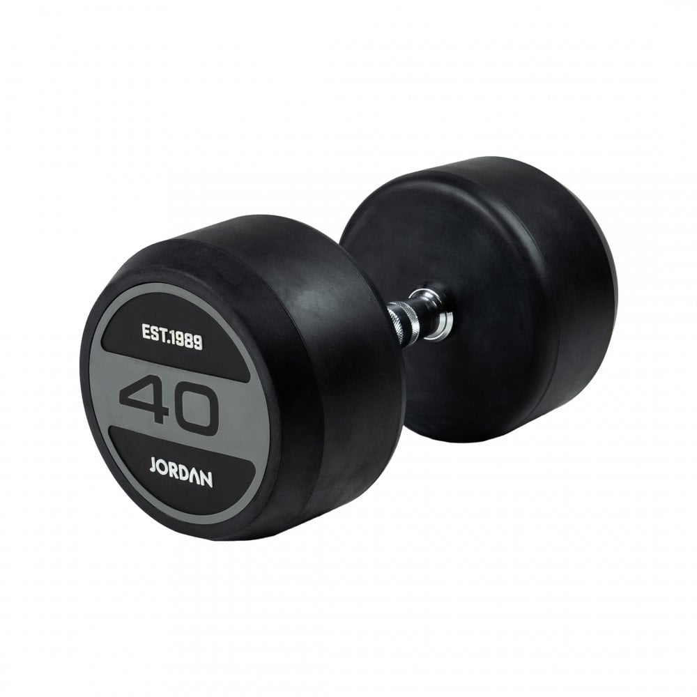 Jordan Fitness Hex Rubber Dumbbells Weight: 40KG - Image 3