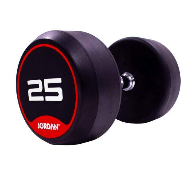 Jordan Fitness Hex Rubber Dumbbells Weight: 25KG - Image 3