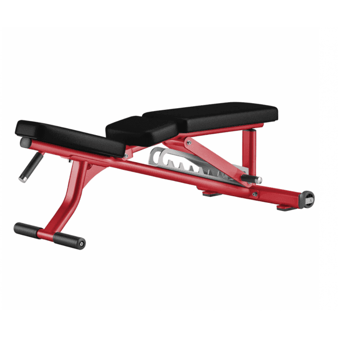 Life Fitness Axiom Series Adjustable Bench in Red