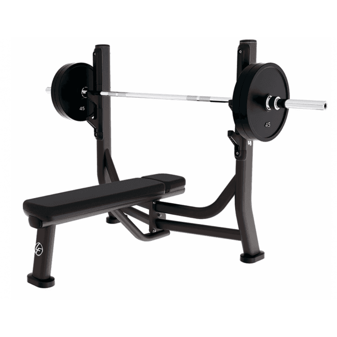 Life Fitness Signature Series Olympic Flat Bench MOCHA