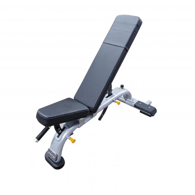 Precor Discovery Series Multi-Adjustable Bench Black Pads