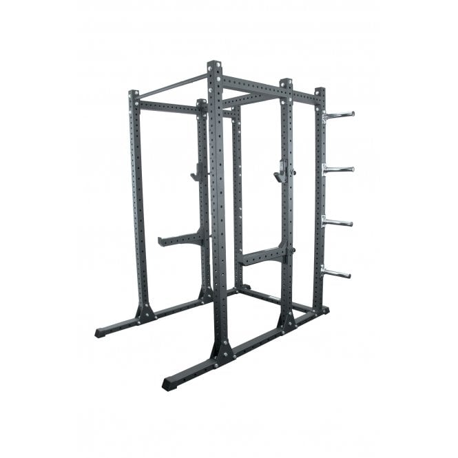 Jordan Fitness Helix Power Rack with J Hooks, Spot Arms and Storage