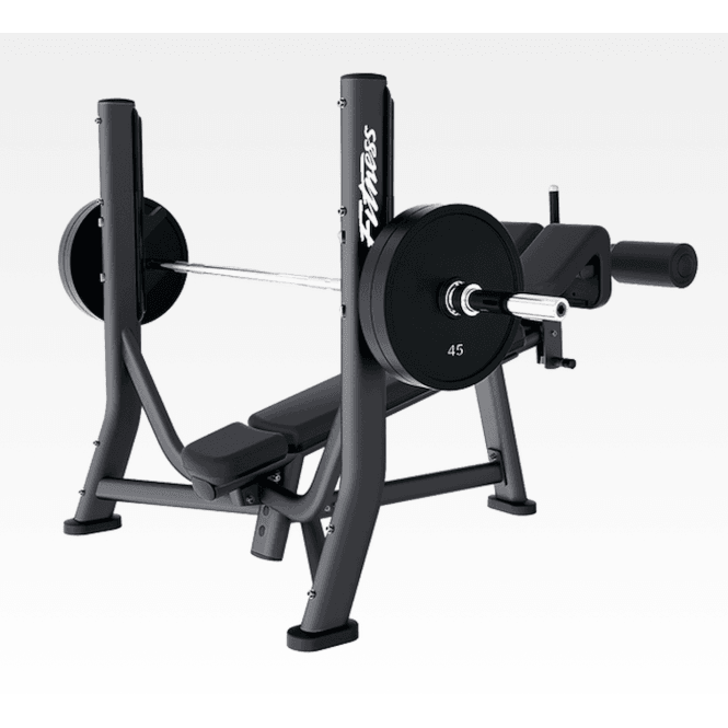 Life Fitness Decline Bench Signature Series Olympic Titanium 