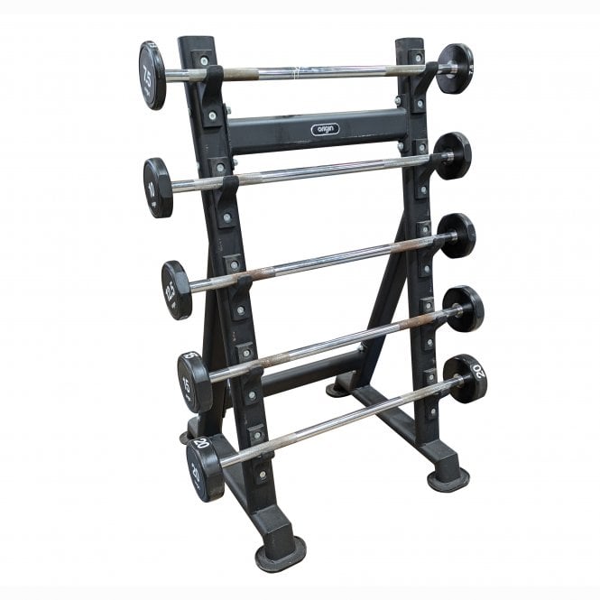 Origin Fitness UB 10kg-30kg Urethane Barbell Set & Rack 