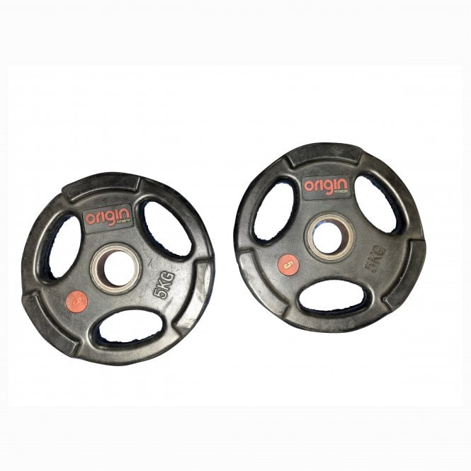 Origin Fitness Rubber Olympic Weight Plates - Pair