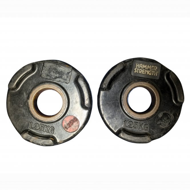 Hammer Strength Olympic Rubber Weight Plates - Pair
