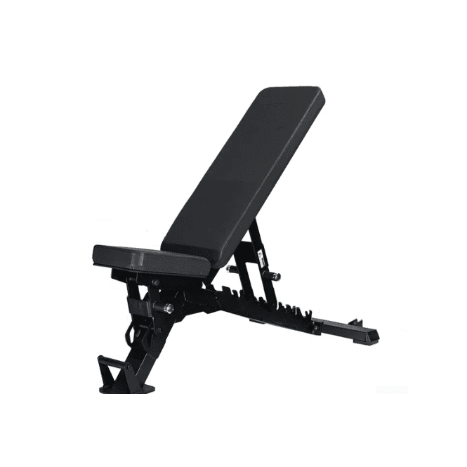 Jordan Fitness Adjustable Full Incline Decline Bench - Black