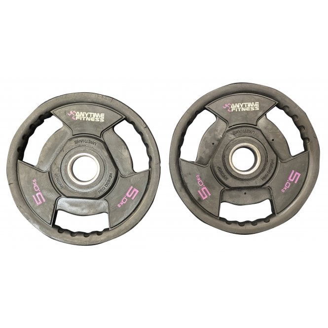 Jordan Fitness Urethane Anytime Fitness Olympic Weight Plates - Pair