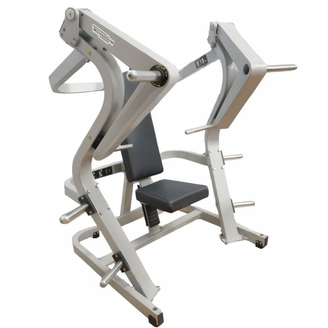 Technogym Pure Strength Plate Loaded Chest Press Silver