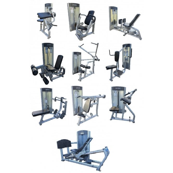 Life Fitness Optima Series 10 Piece Selectorised Strength Set