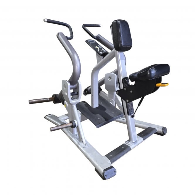 Precor Discovery Plate Loaded Seated Row Silver 