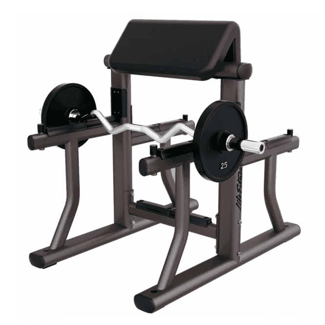 Life Fitness Signature Series Arm Curl Bench MOCHA