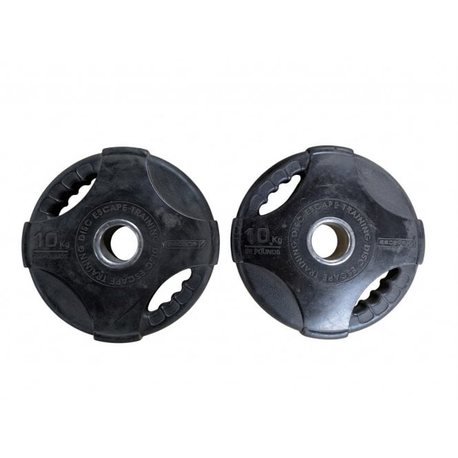 Escape Fitness Grip Discs Olympic Rubber Weight Plates - Pair