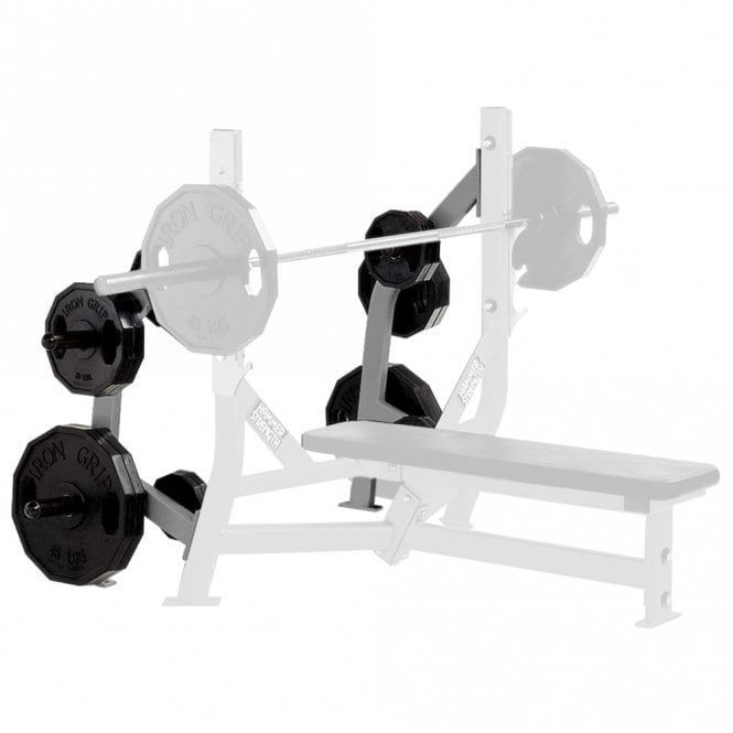 Hammer Strength Olympic Bench Weight Storage