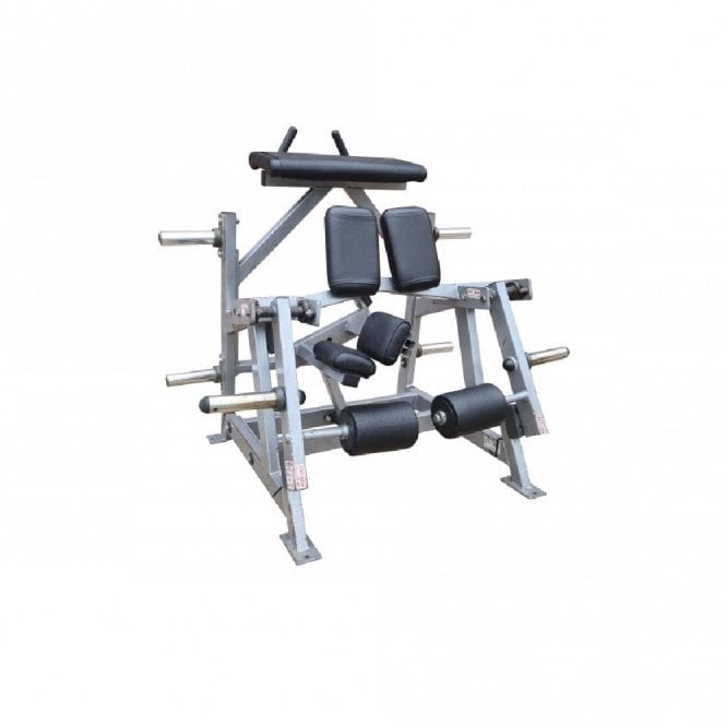 Hammer Strength Plate-Loaded Iso-Lateral Kneeling Leg Curl Silver