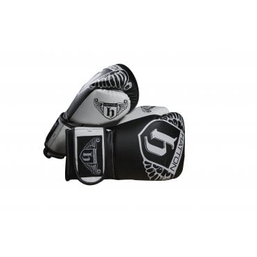 Hatton PU Boxing Glove (pair) Black8oz