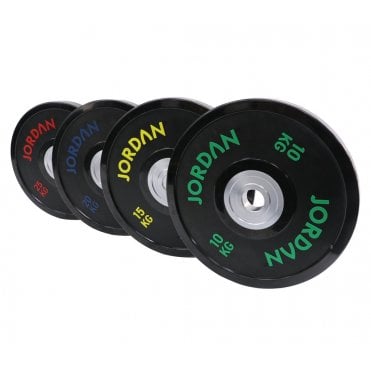 Jordan Competition Plate Black Urethane Single Commrcial Gym Equipment