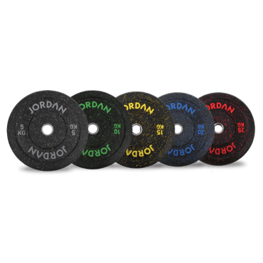 HG Black Rubber Bumper Plate - Coloured Fleck