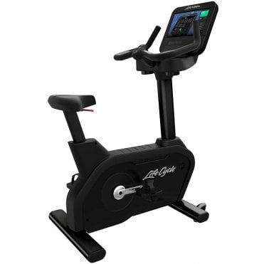 Integrity Series D Upright Bike with Discover SE3HD Console Black Onyx
