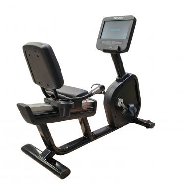 Integrity Series S Recumbent Bike with SE3HD Console Arctic Silver