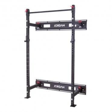 Helix LTR Wall Mounted Folding Rack with J Hooks and Spot Arms