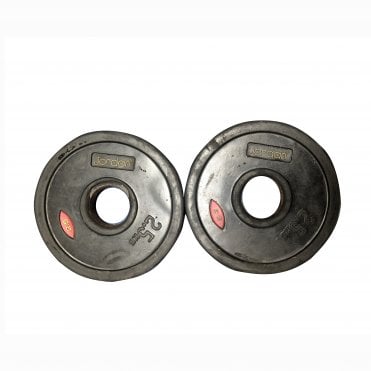 Classic Rubber Olympic Weight Plates - Pair