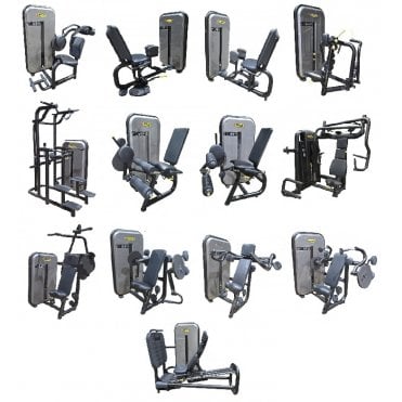 Element & Selection Line 13 Piece Selectorised Strength Set Black