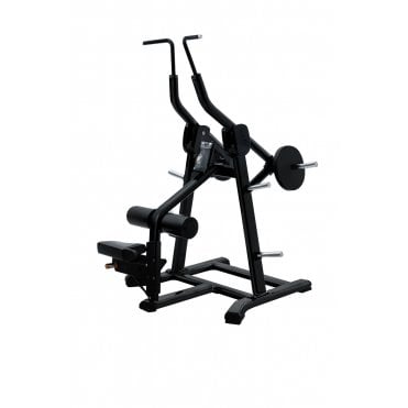 Discovery Plate Loaded Lat Pulldown Gloss Black