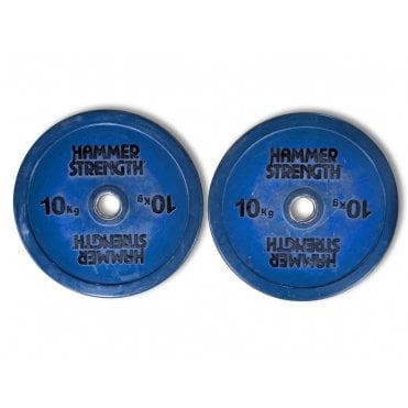 Classic Coloured Rubber Bumper Plates - Pair