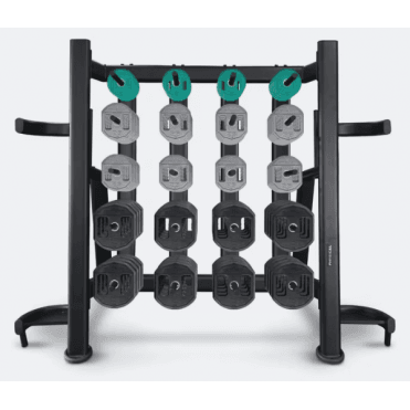 Studio Pump Set Storage Rack with 30 RBX Rubber Pump Sets