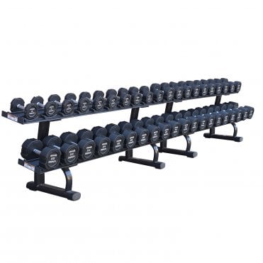 Urethane 2kg - 40kg Dumbbell Set & Racks
